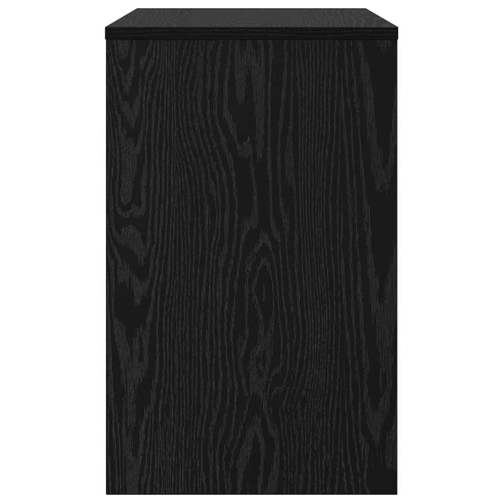 Klubska miza 3 kos Črna Orehovina 60 x 35 x 56 cm - slika 7