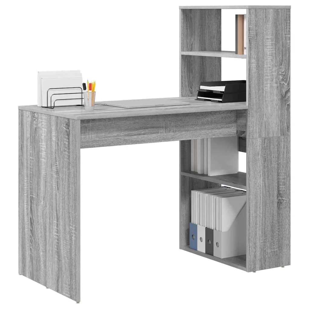 Miza Siva Sonoma Inženirski les 113 x 54 x 120 cm - slika 3