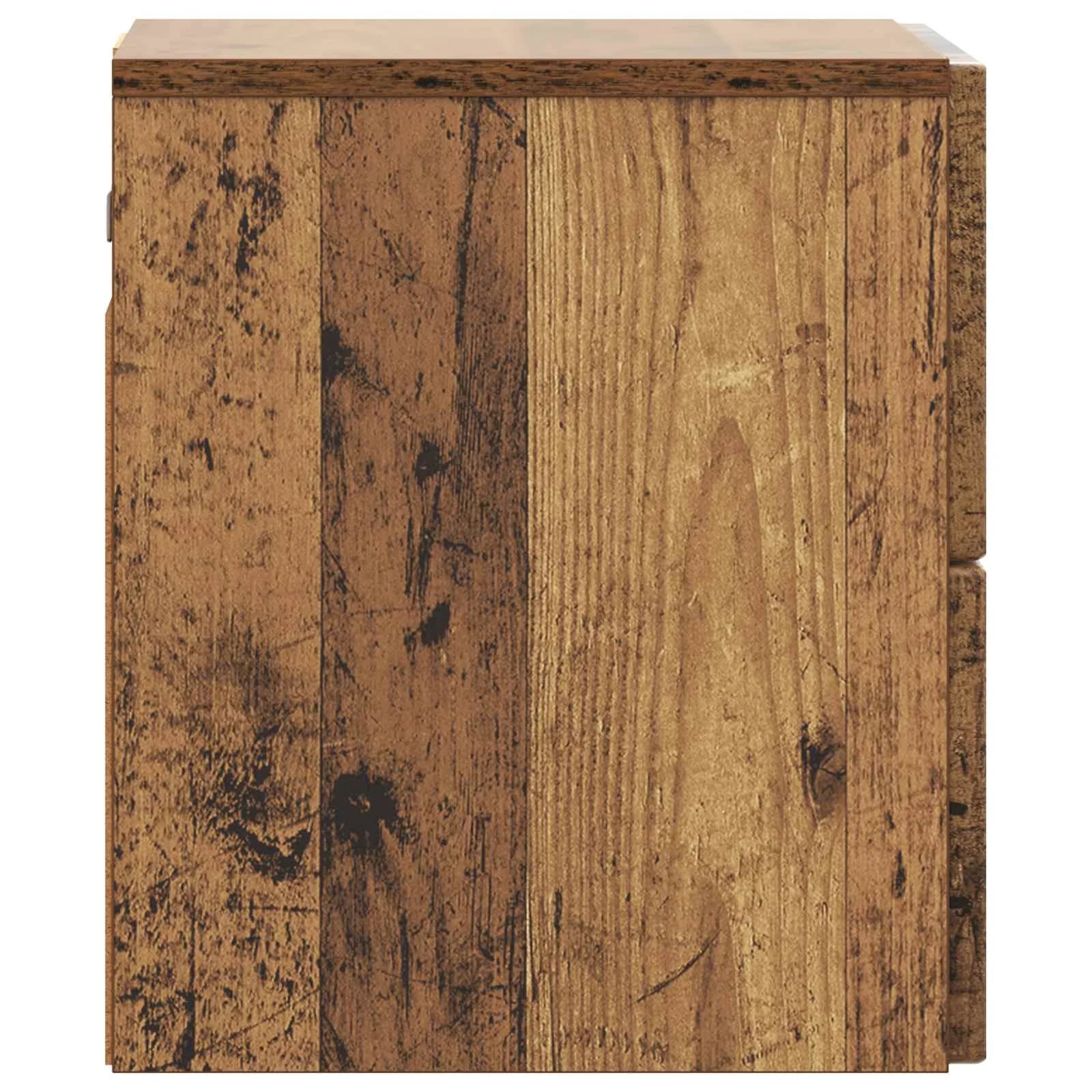 Stenski nočni omarici Star les 33 x 34,5 x 40 cm Inženirski les - slika 6