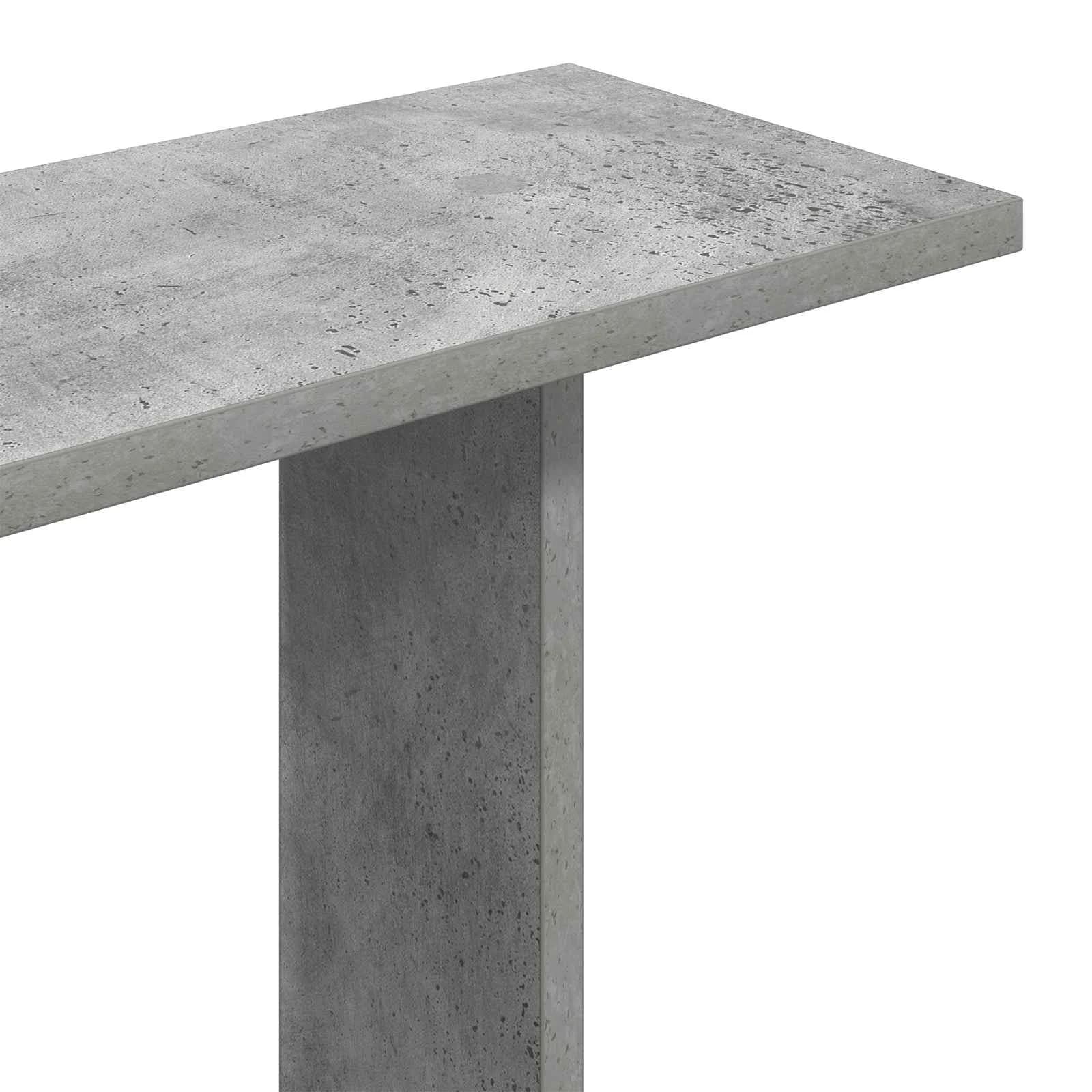Stenska polica Montaža za steno Betonsko siva 56 x 20 x 90 cm - slika 7