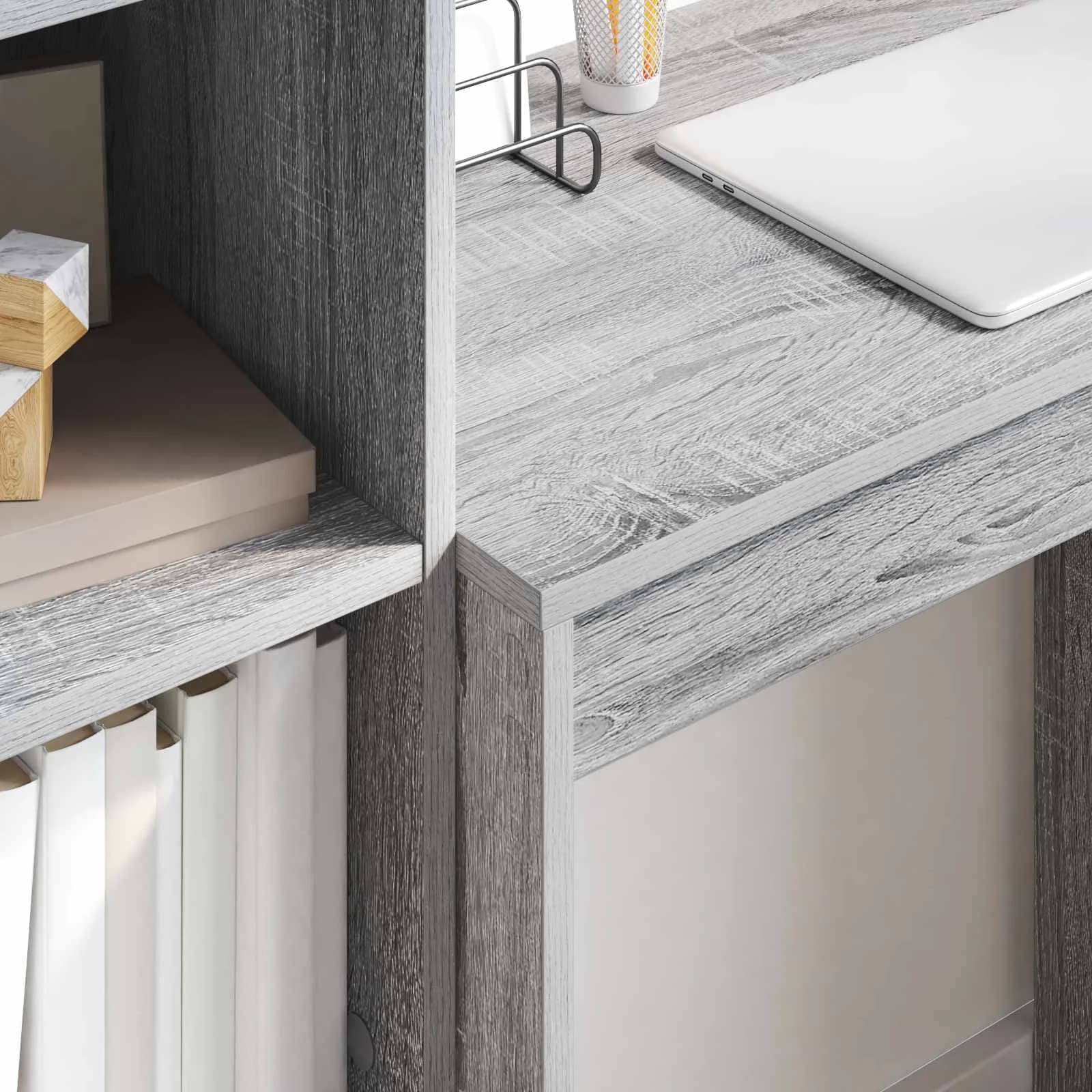 Miza Siva Sonoma 115,5 x 40 x 127 cm 2 kos - slika 4