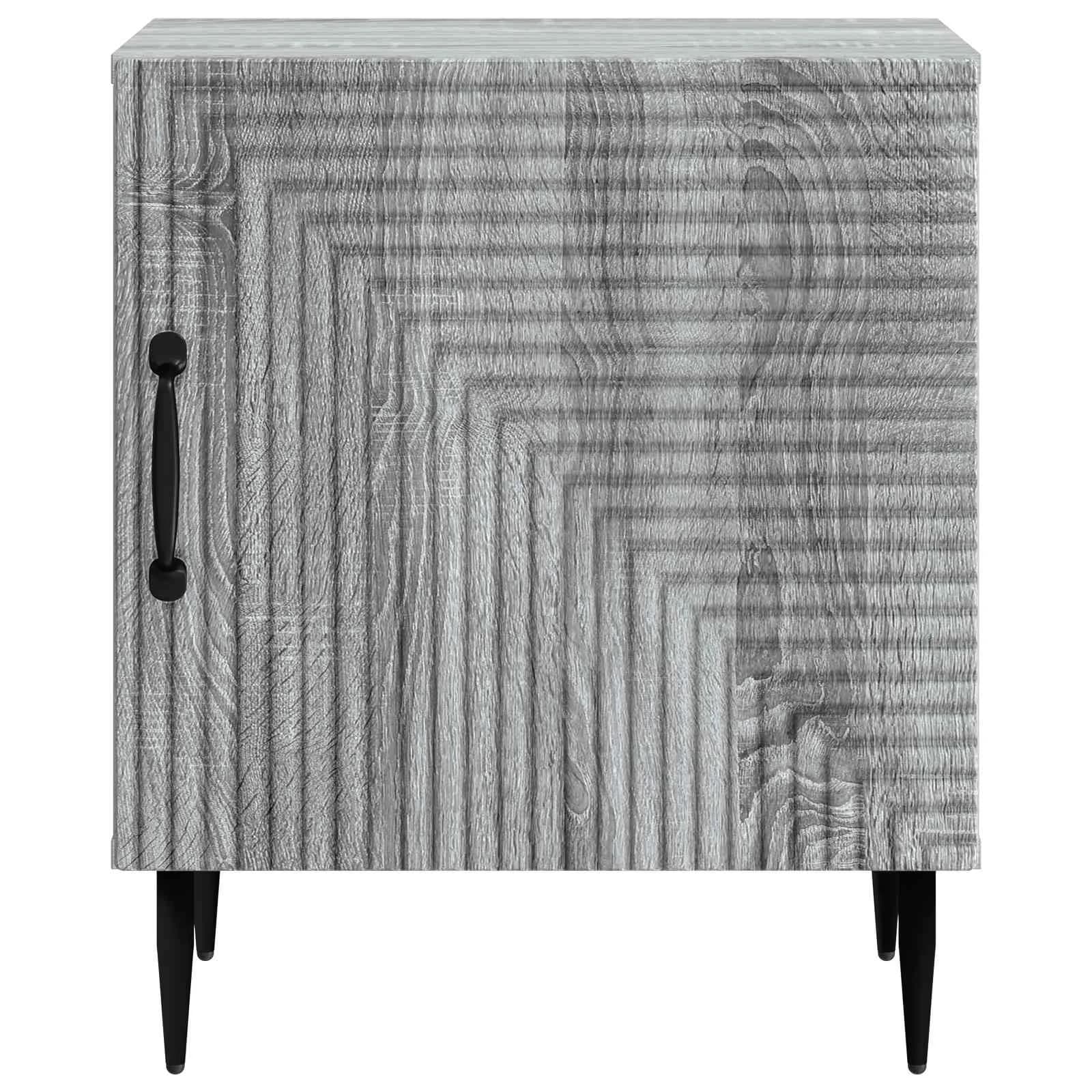 Nočna omarica 2 kos Siva Sonoma 43 x 34,5 x 50 cm - slika 7