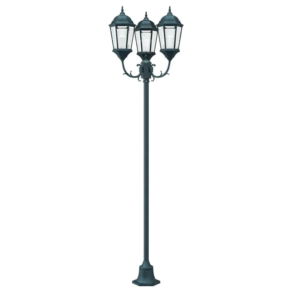 Vrtnarska svetilka Vintage brušena zelena 57 x 49 x 241 cm - slika 4