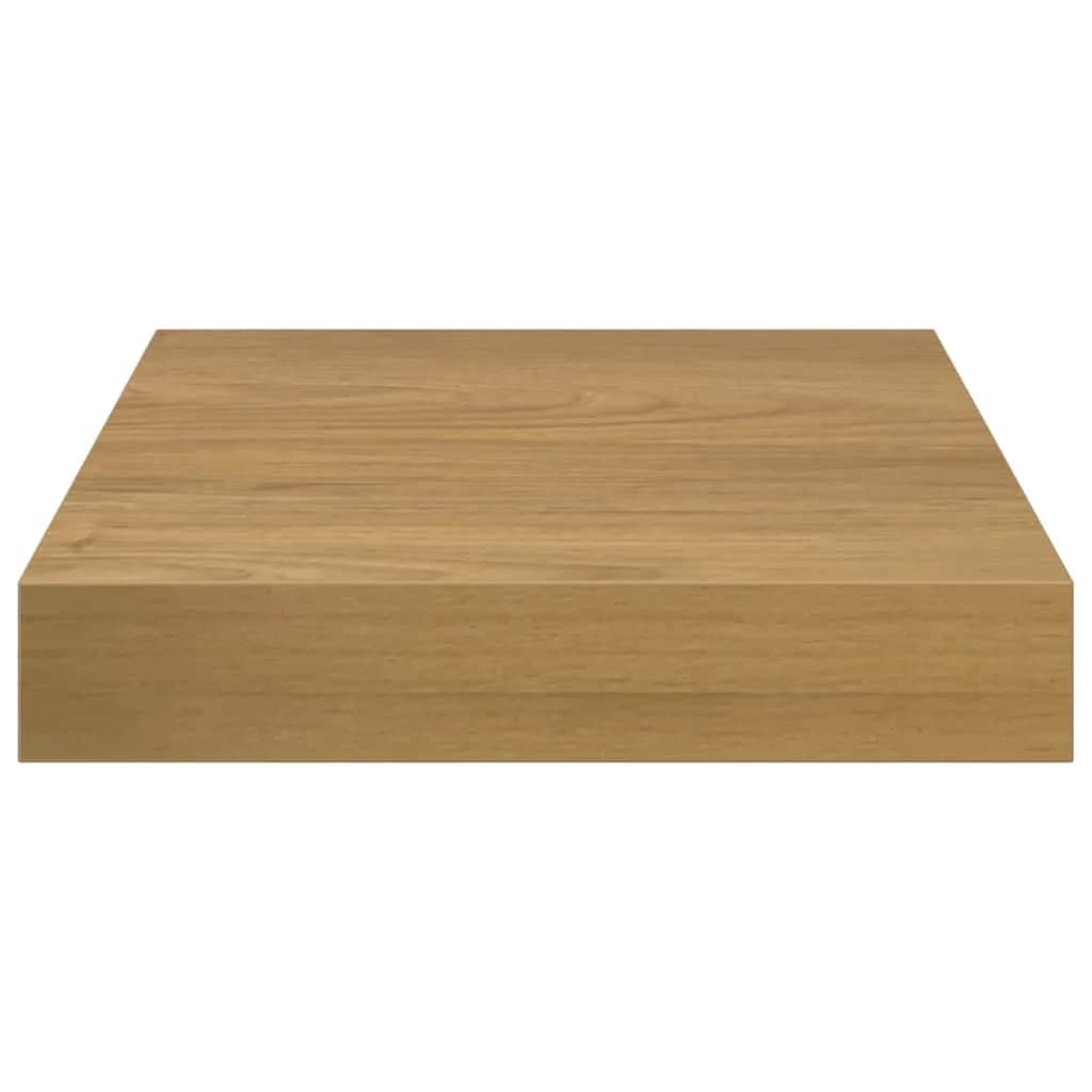 Stenska polica Montaža za steno 4 kos Rjava 23 x 23,5 x 3,8 cm - slika 7