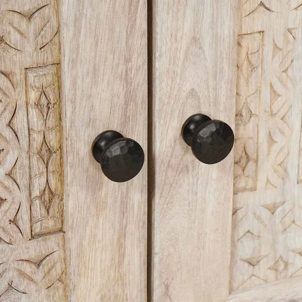 Nočna omarica Bela 50 x 33 x 60 cm Inženirski les - slika 8