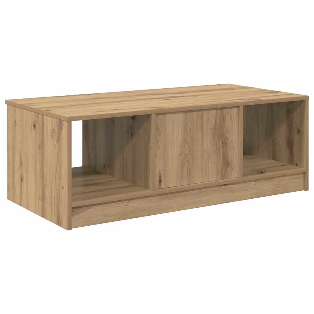 Klubska miza Umetni hrast 102 x 50 x 36cm Inženirski les - slika 8