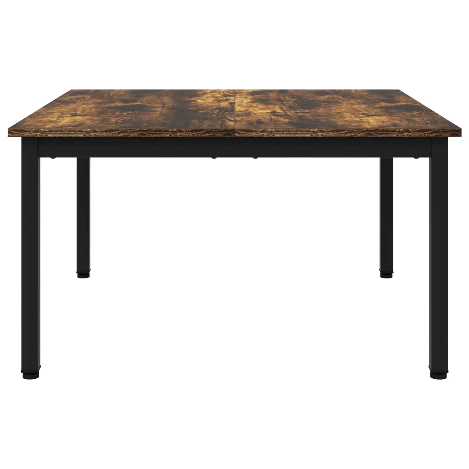 Klubska miza Dimni hrast 80 x 80 x 45 cm Inženirski les - slika 5