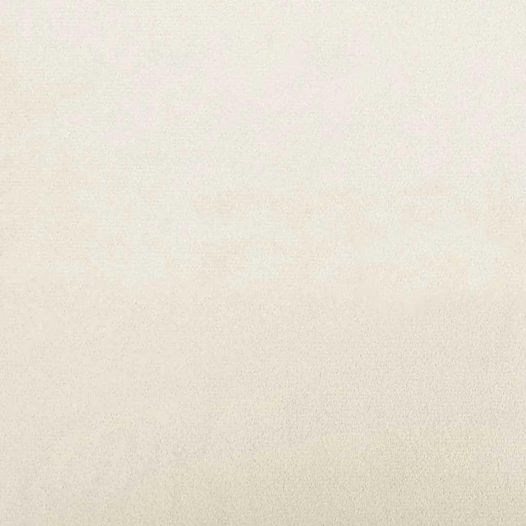 klop z blazino krema 113 x 57 x 39 cm Žamet - slika 8