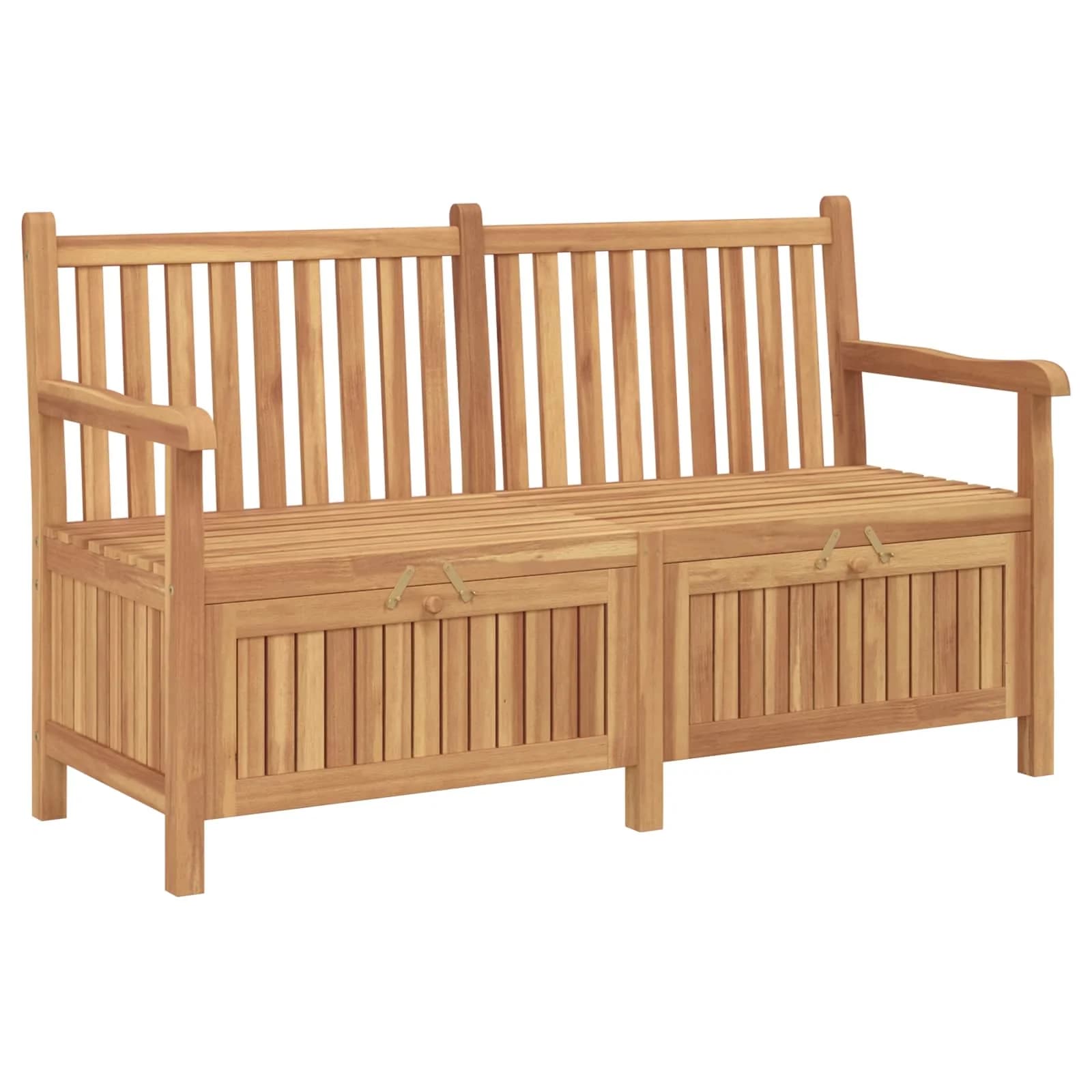 Vrtna klop s shranjevanjem 150 x 60 x 90 cm Trden tikov les
