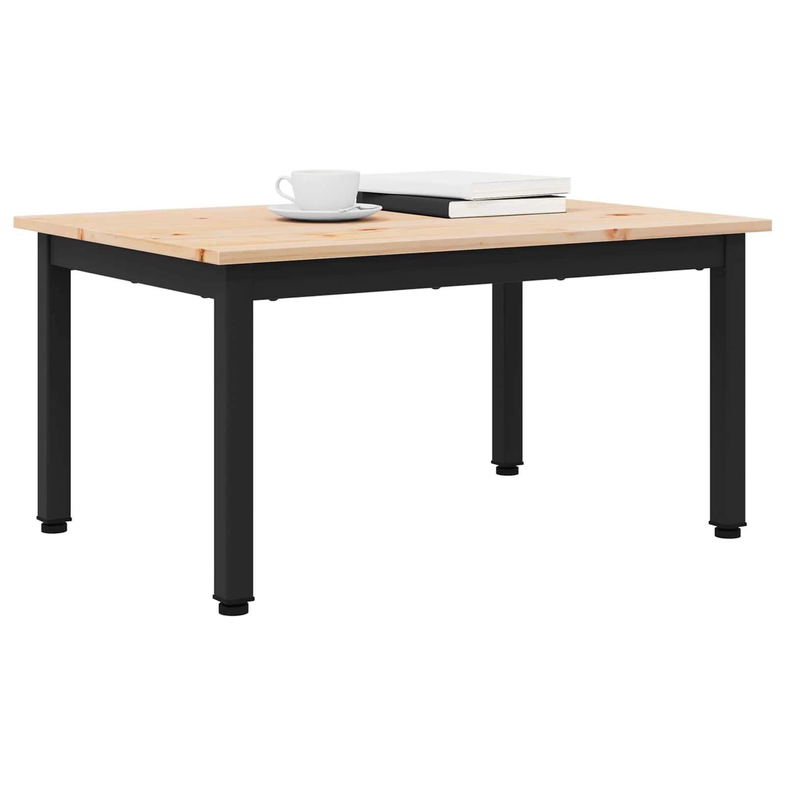 Klubska miza Naravna 70 x 50 x 36 cm Masivno borovo les - slika 3