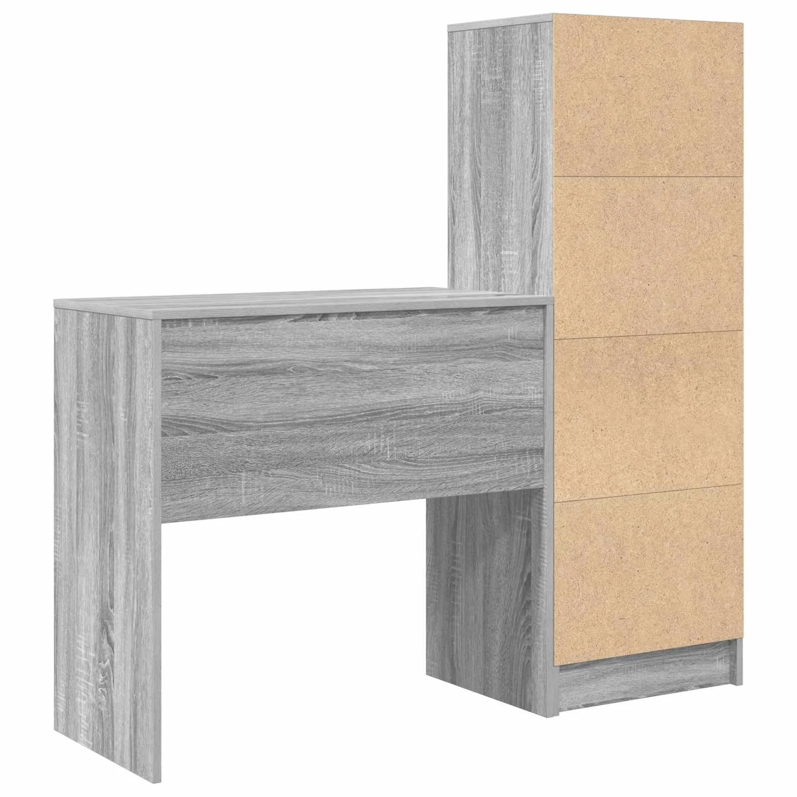 Miza Siva Sonoma 125,5 x 40 x 127 cm 2 kos - slika 9