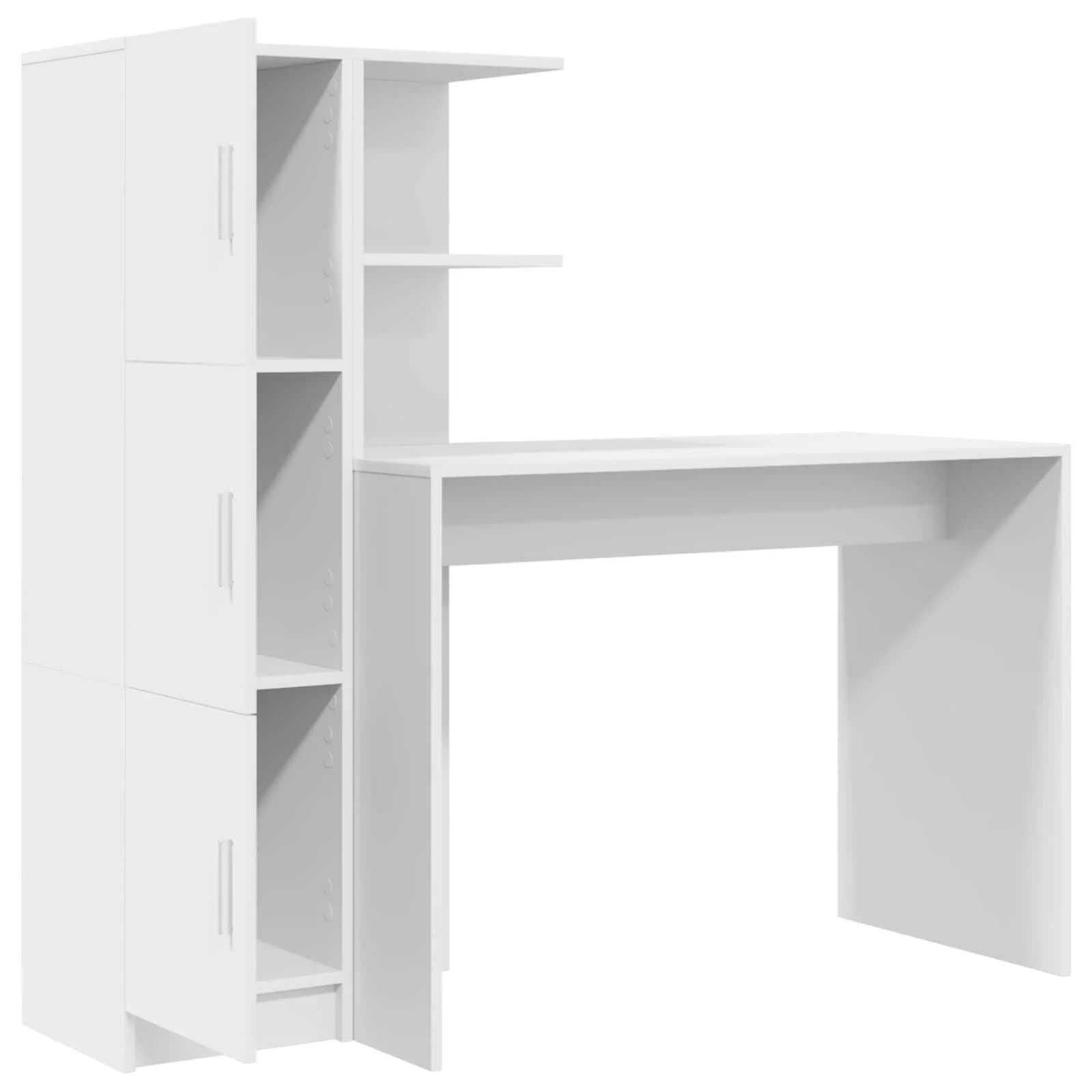 Miza Bela 133,5 x 50 x 124 cm 2 kos - slika 7