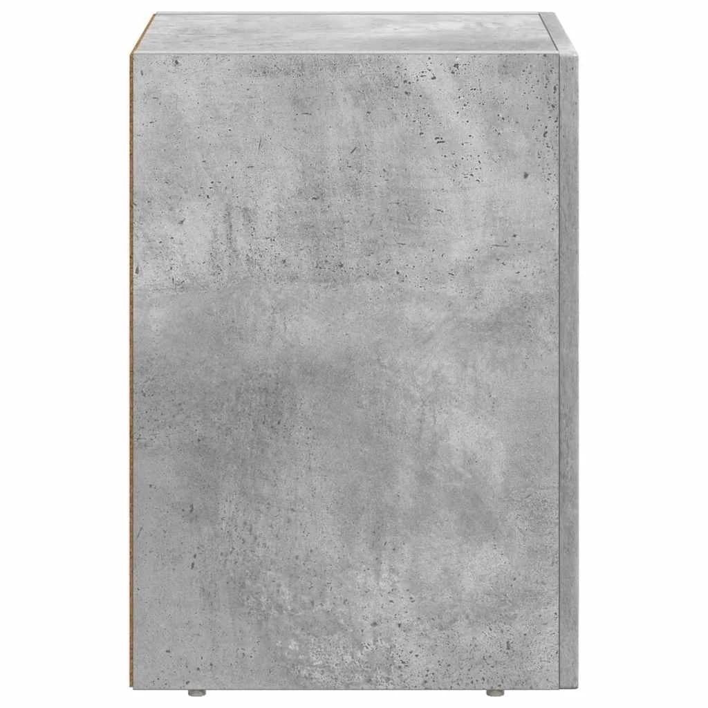 Nočna omarica ELST 2 kos Betonsko siva 29,5 x 33,5 x 50 cm - slika 7