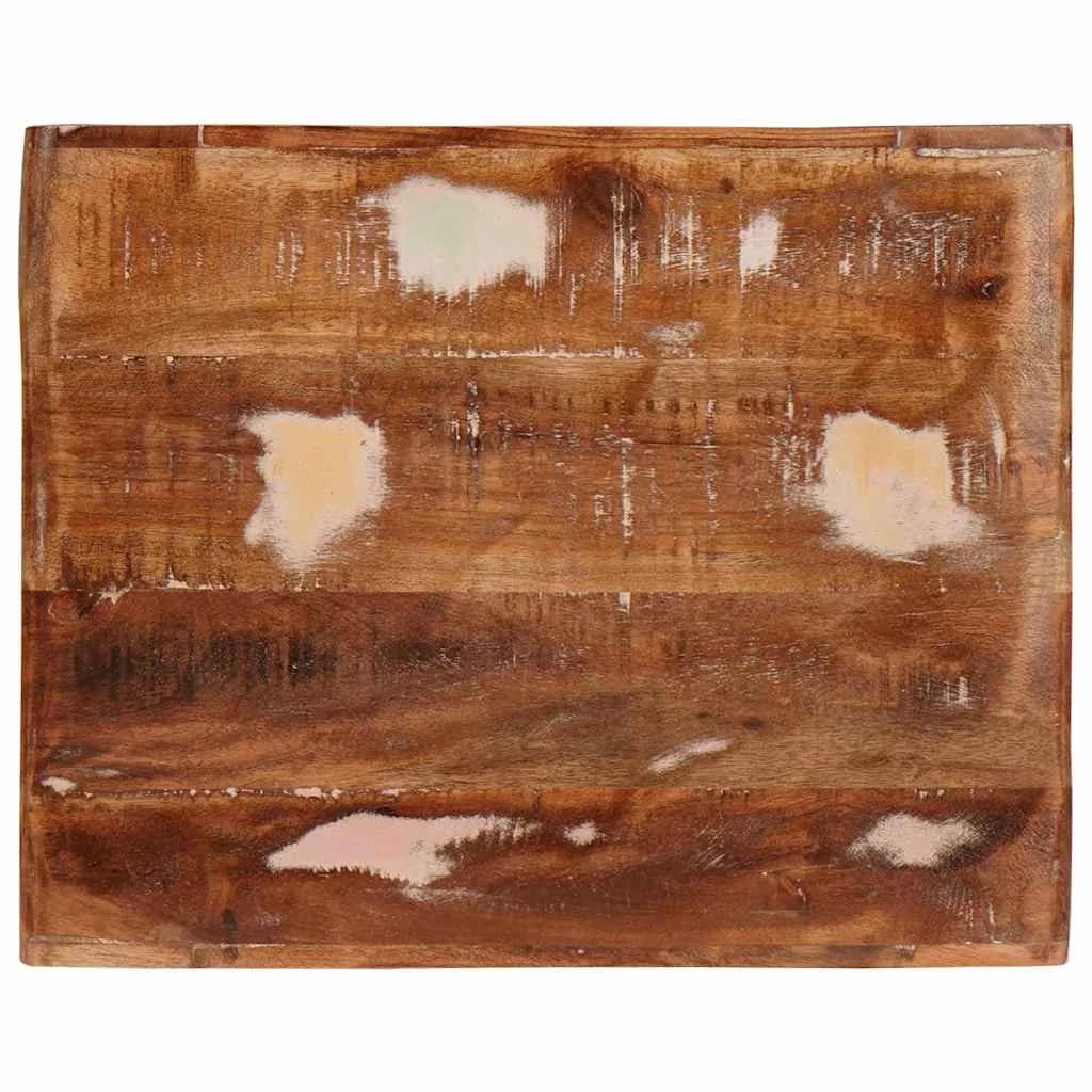 Stranska miza Rjava 40 x 32 x 46 cm Trdna obnovljena les - slika 6