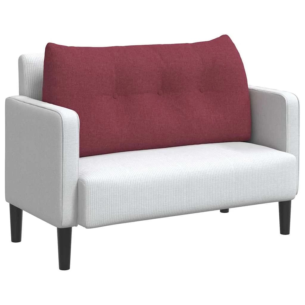 Poglavni vzglavnik Vinorodna rdeča 100 x 24 x 50 cm blago - slika 3