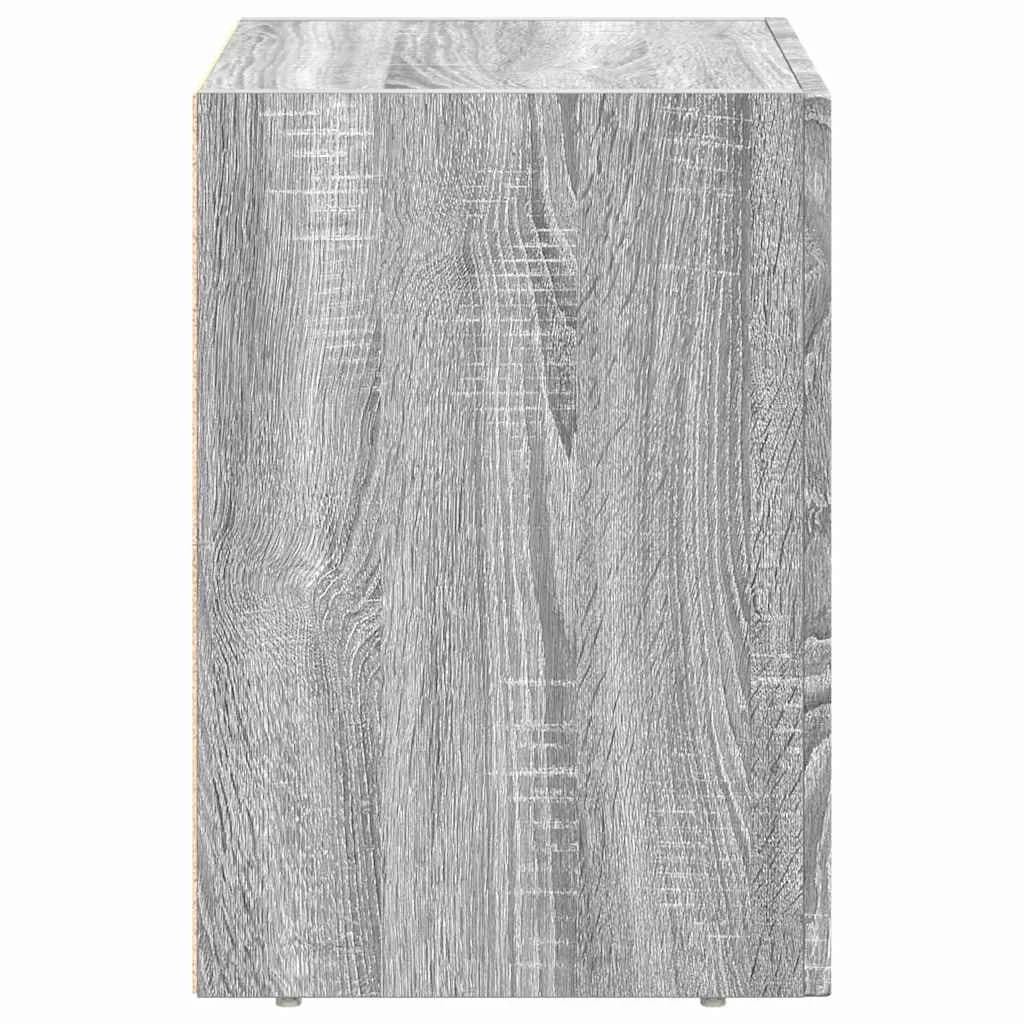 Nočna omarica ELST 2 kos Siva Sonoma 40 x 35 x 50 cm - slika 7