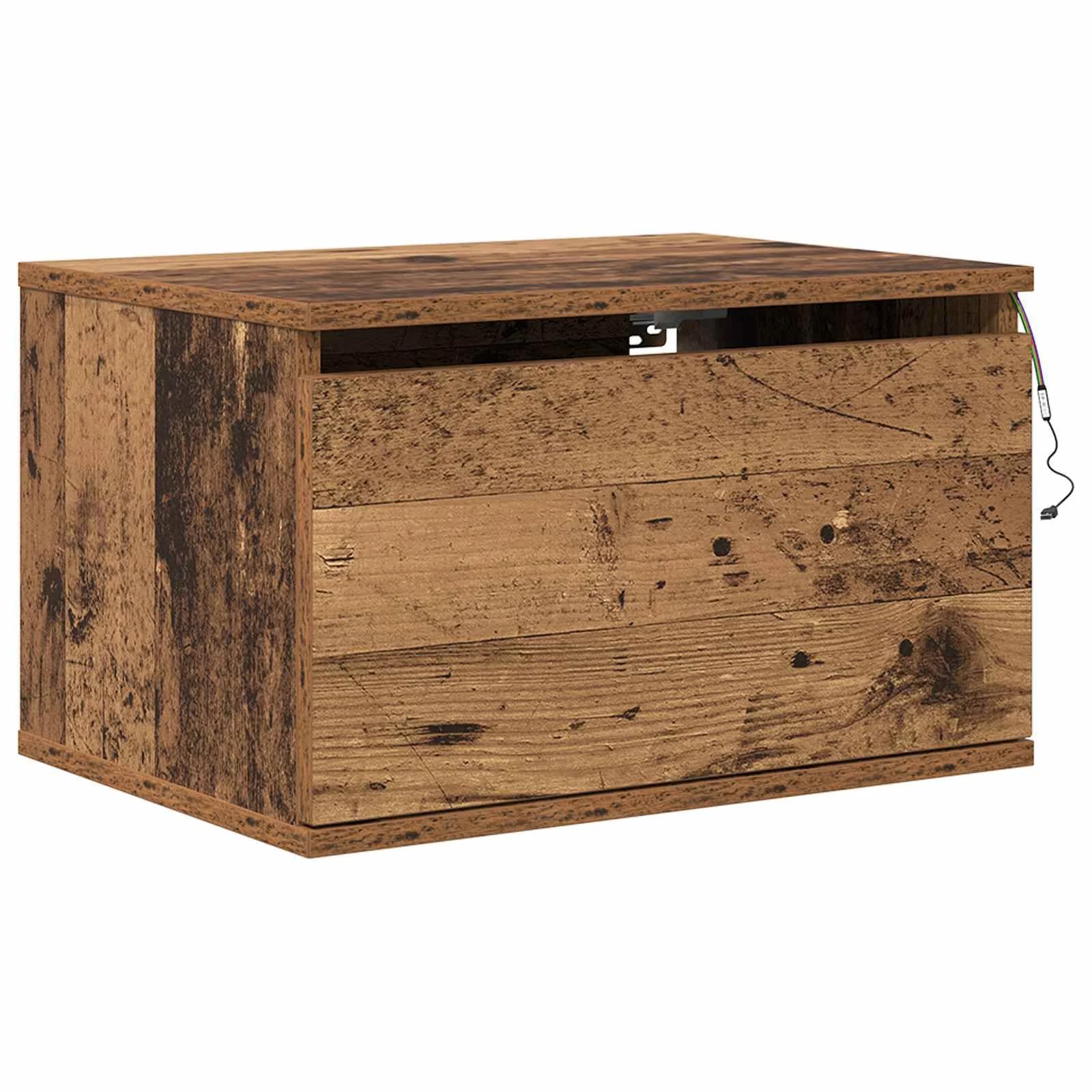 Stenska nočna omarica 2 kos Star les 50 x 36 x 30 cm - slika 6