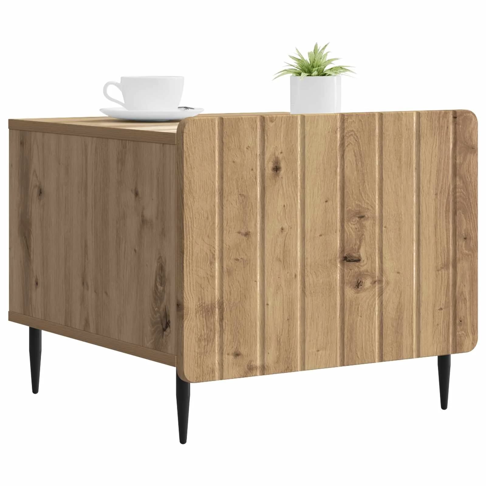 Klubska miza Artisan hrast 49 x 50 x 42 cm Inženirski les - slika 3