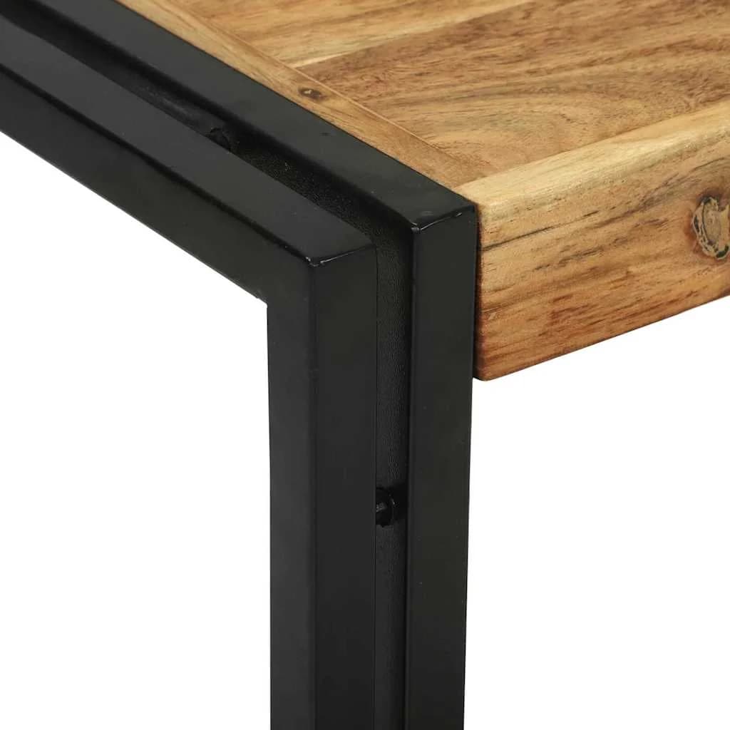 Klubska miza 2 kos Rjava 48 x 40 x 40 cm Masiven les akacije - slika 7