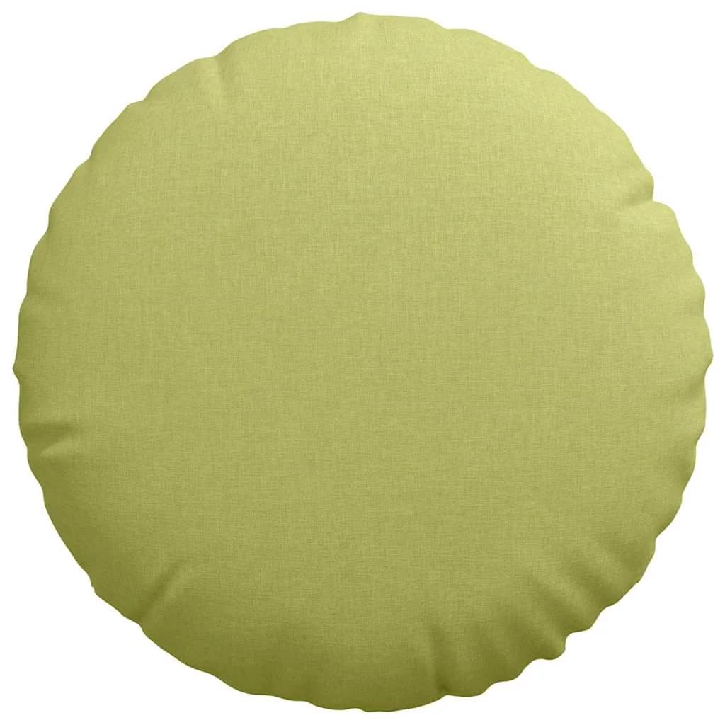 Sedežne blazine 2 kos blago Svetlo zelena Ø80 x 29 cm - slika 6