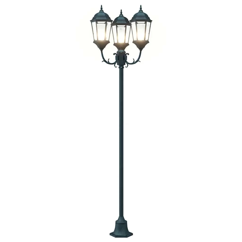 Vrtnarska svetilka Vintage brušena zelena 57 x 49 x 241 cm - slika 8
