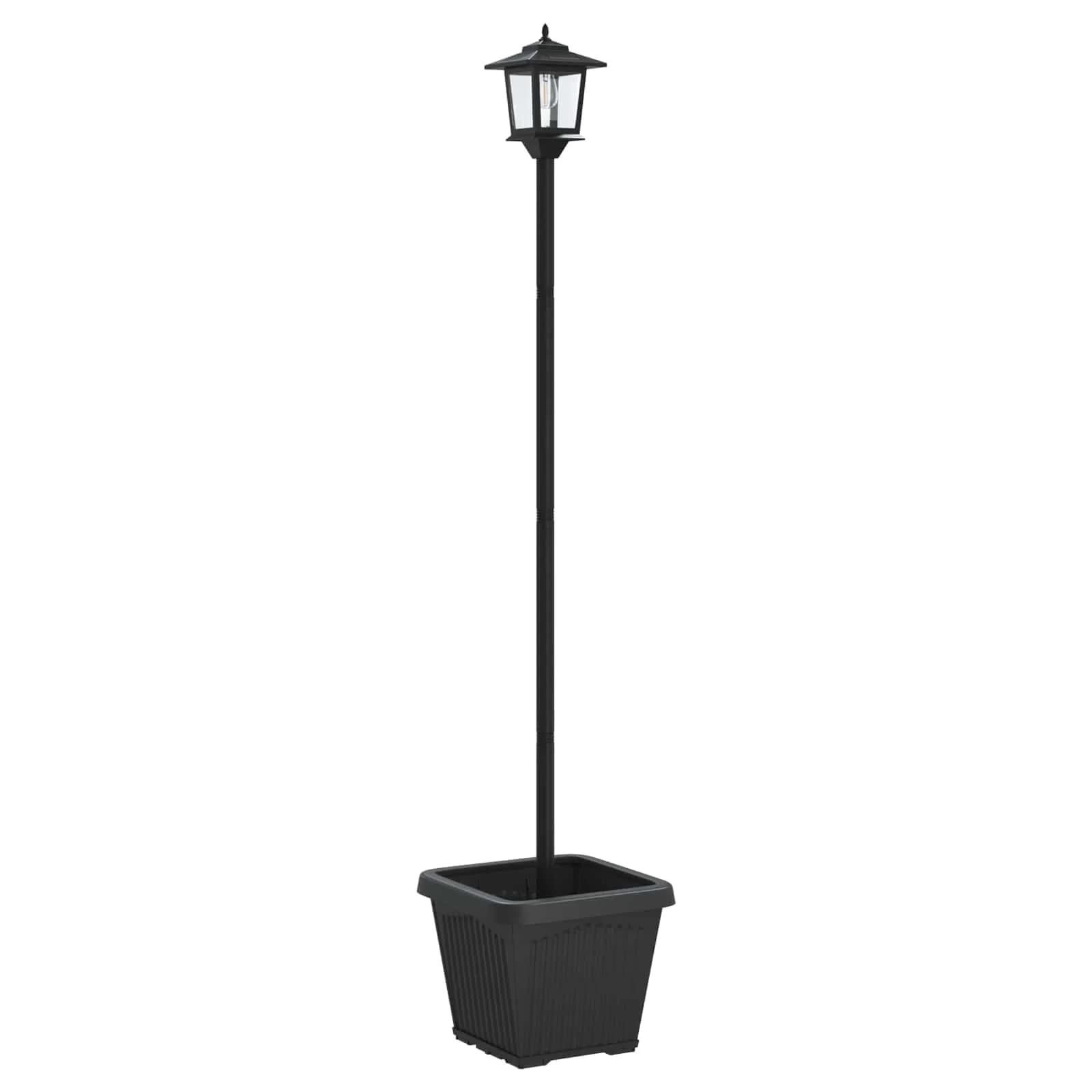 Sončna svetilka s korito with LED Bulb Črna 32 x 32 x 158 cm - slika 5