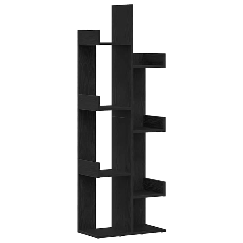 Knjižna omara 8 nivojev 48 x 25,5 x 140 cm Inženirski les - slika 2