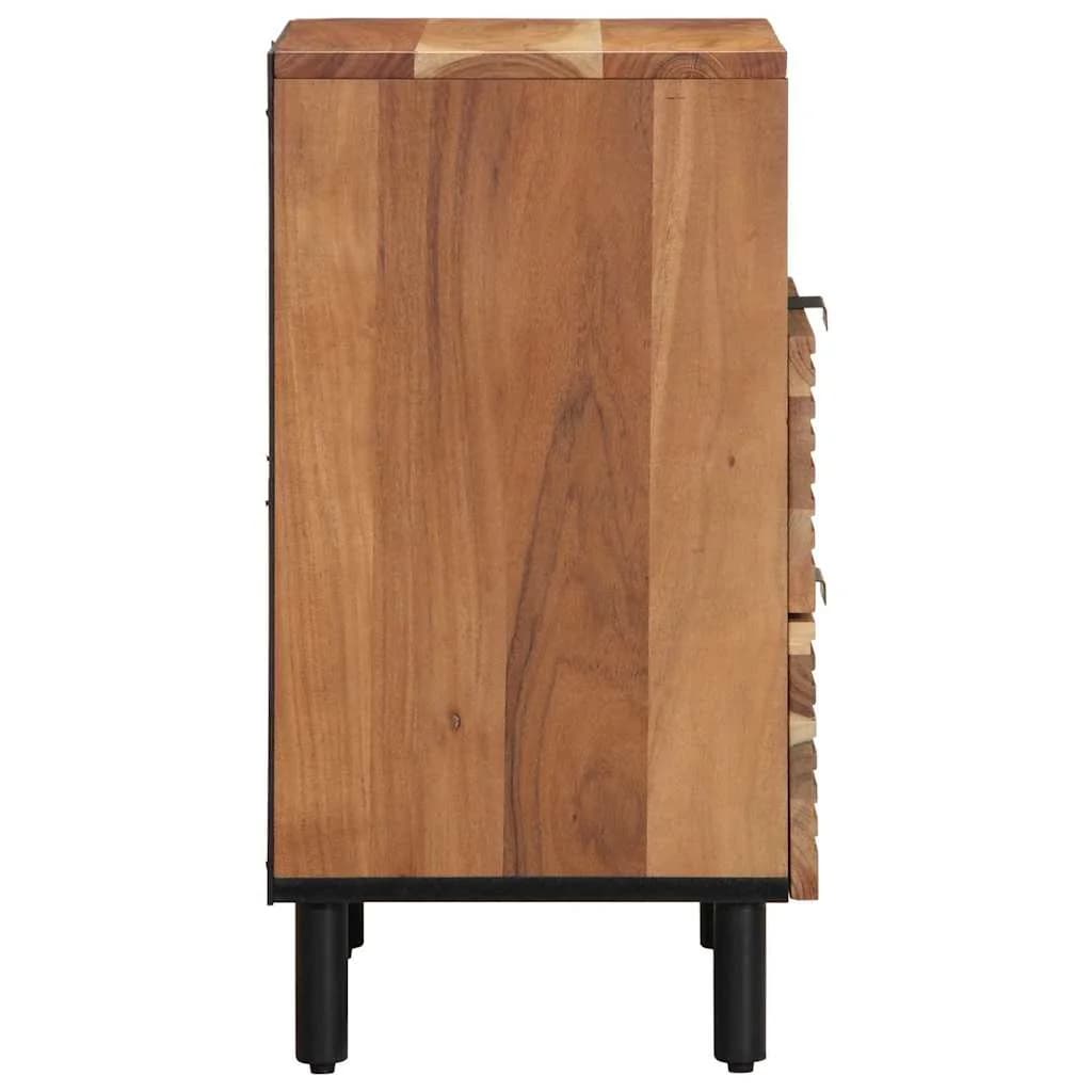 Posteljna omarica Rjava 50 x 33 x 62 cm Masiven les akacije - slika 5