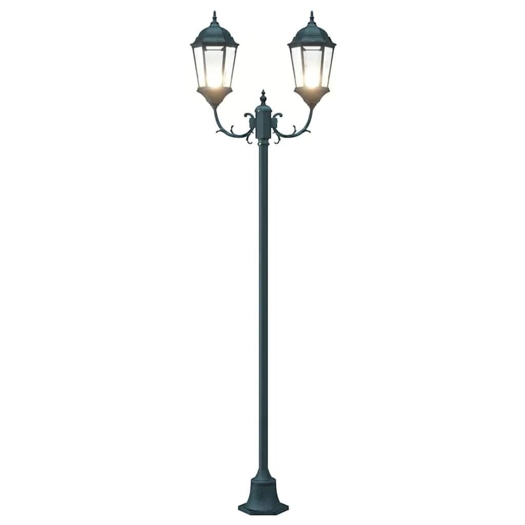 Vrtnarska svetilka Vintage brušena zelena 68 x 20 x 235 cm - slika 8