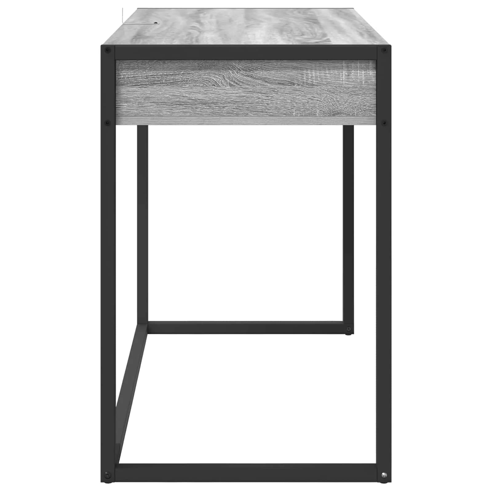 Miza Siva Sonoma Inženirski les 100 x 50 x 75 cm - slika 6