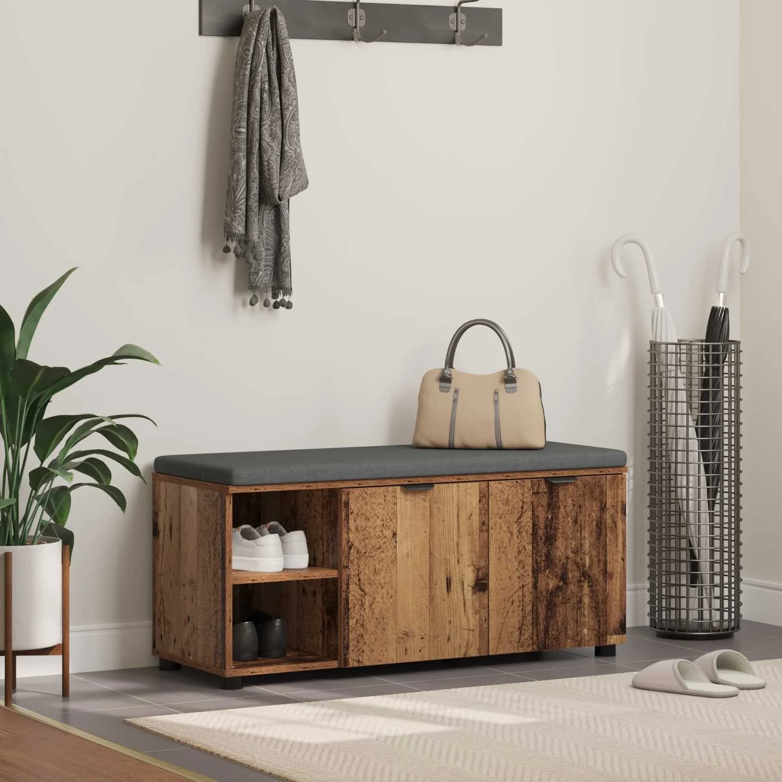 Haldna klop Star les 100 x 38 x 46 cm Oblikovan Les in Tkanina