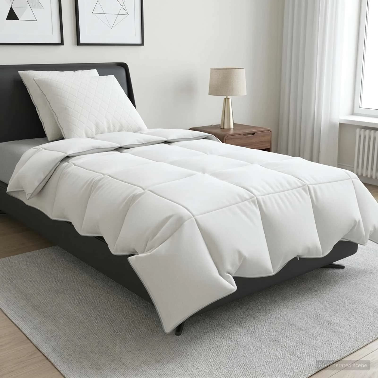 90% Gosji puh set odej FULDA 3 kos 135 x 220 cm Poletje 100 GSM