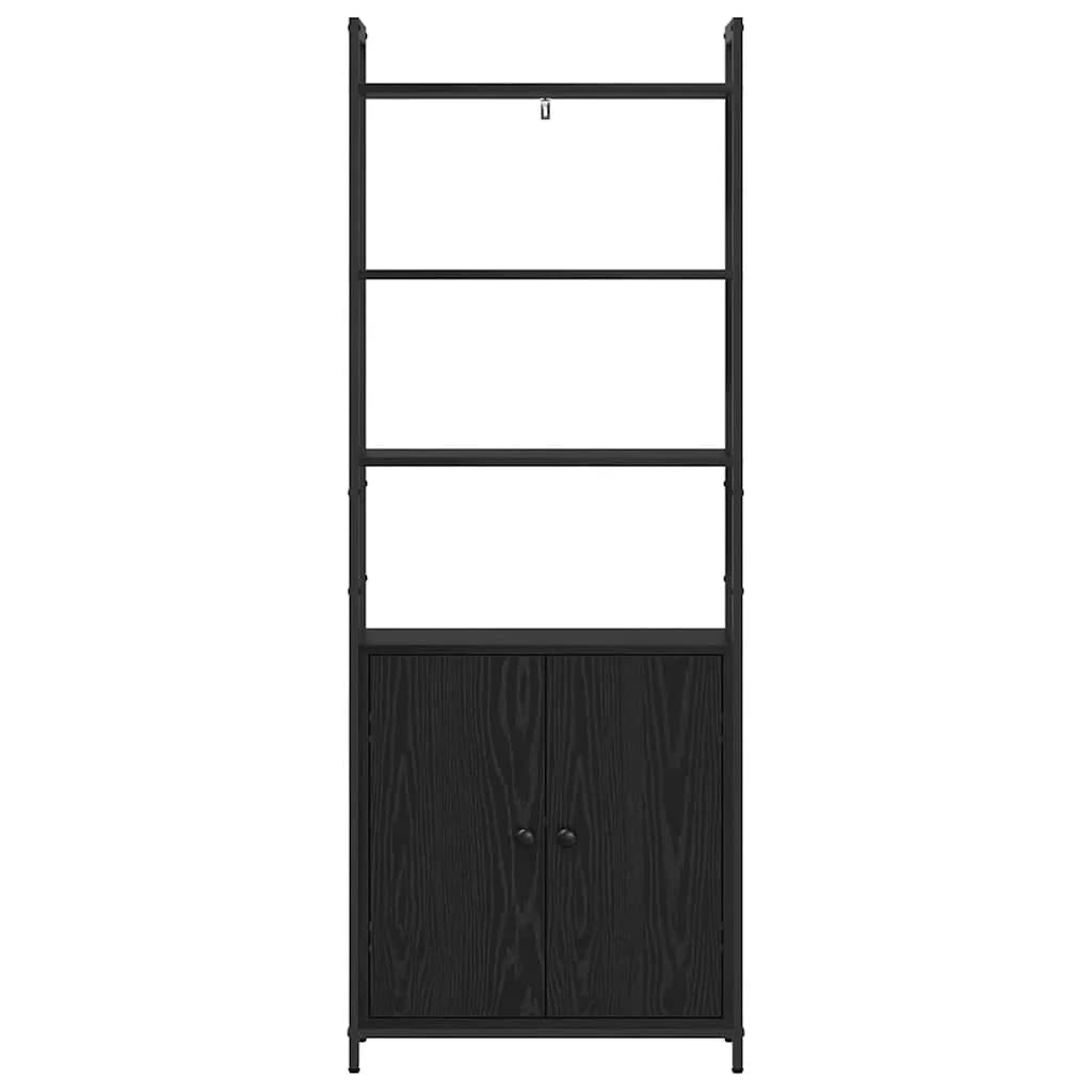 Knjigovni omar 6 nivojev 60 x 24 x 161 cm Inženirski les - slika 6