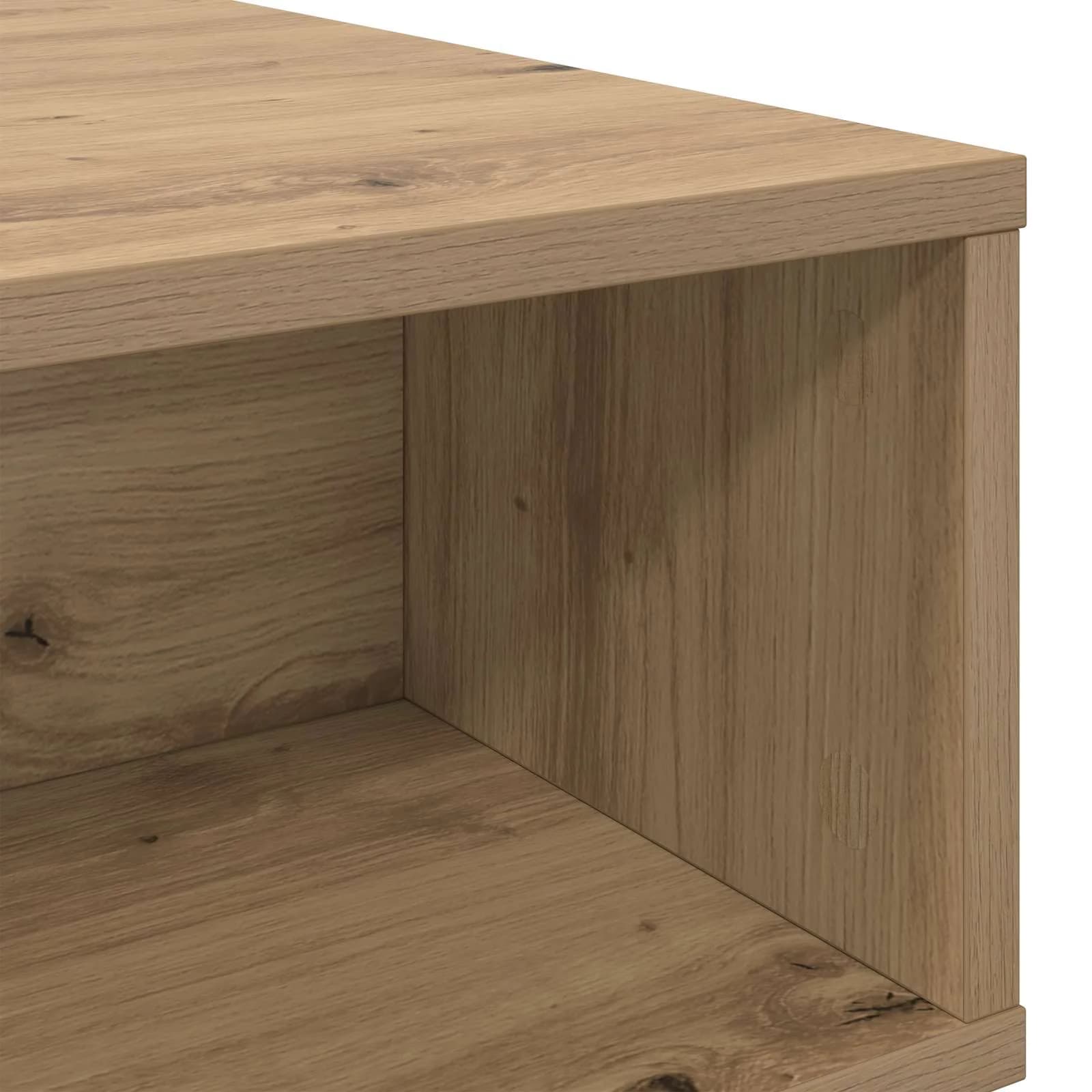 Klubska miza Umetni hrast 80 x 46 x 35 cm Inženirski les - slika 8