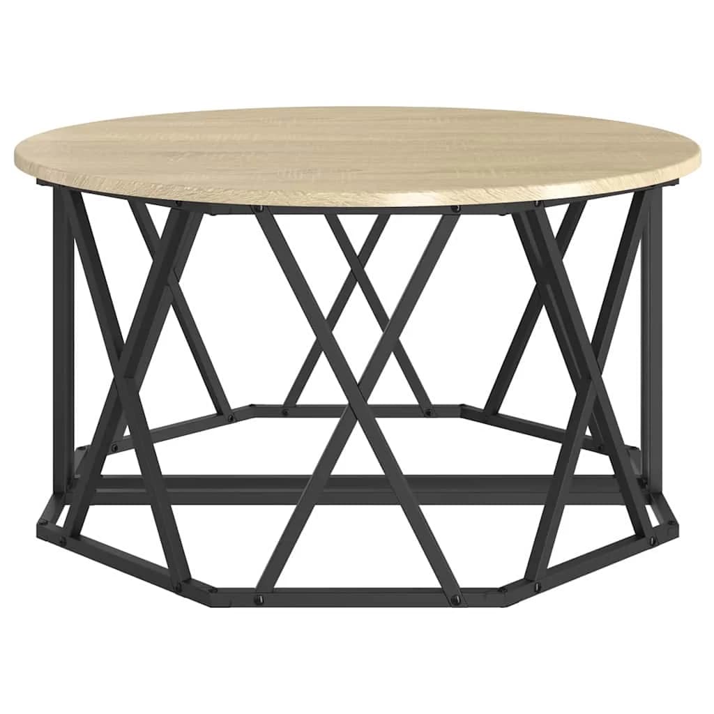 Klubska miza Sonoma hrast 80 x 80 x 42 cm - slika 7
