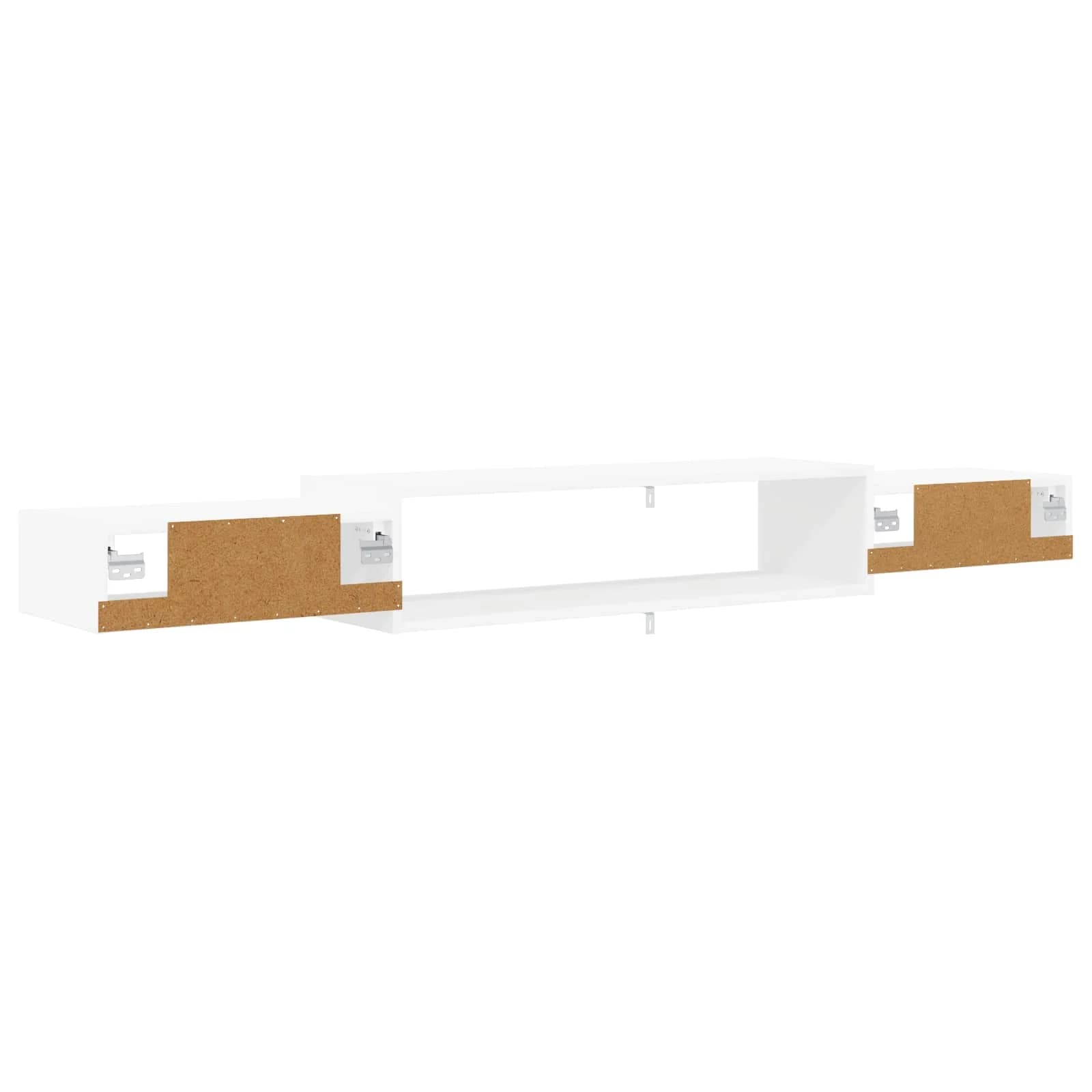 Stenska TV omarica Montaža za steno Bela 180 x 28 x 21 cm - slika 7