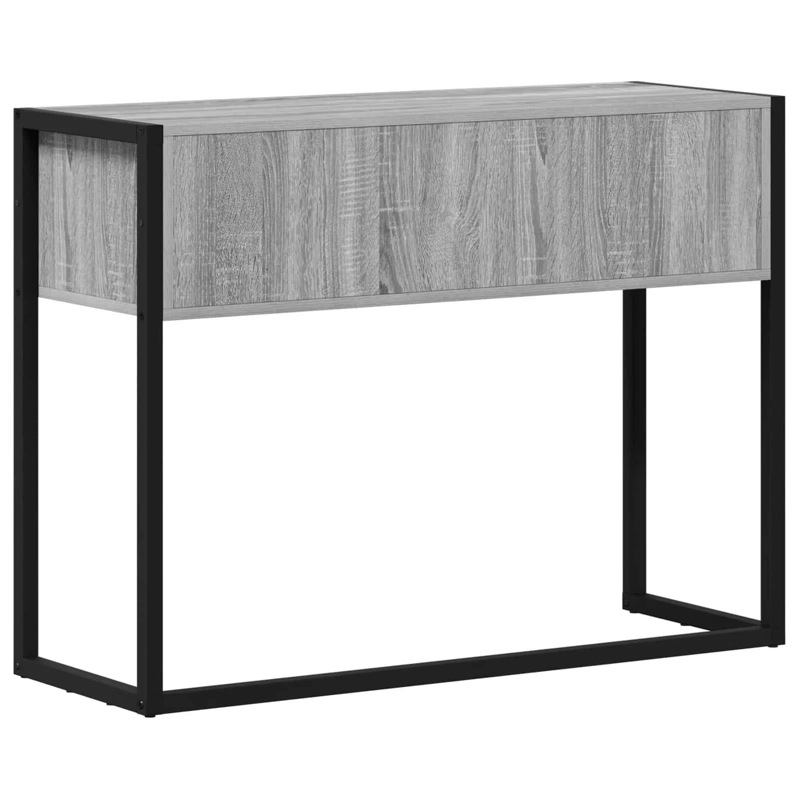 Stranska miza Siva Sonoma 100 x 36 x 75 cm Inženirski les - slika 7