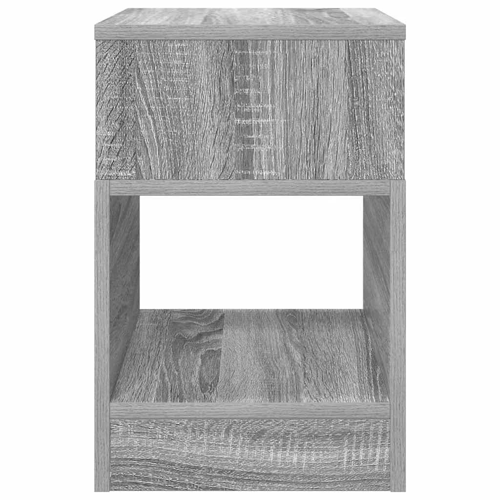 Stranska miza Siva Sonoma 30,5 x 30 x 45 cm Inženirski les - slika 5