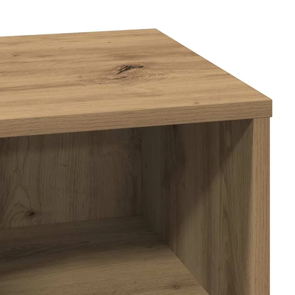 Nočna omarica Umetni hrast 50 x 34,5 x 50 cm. Inženirski les - slika 9