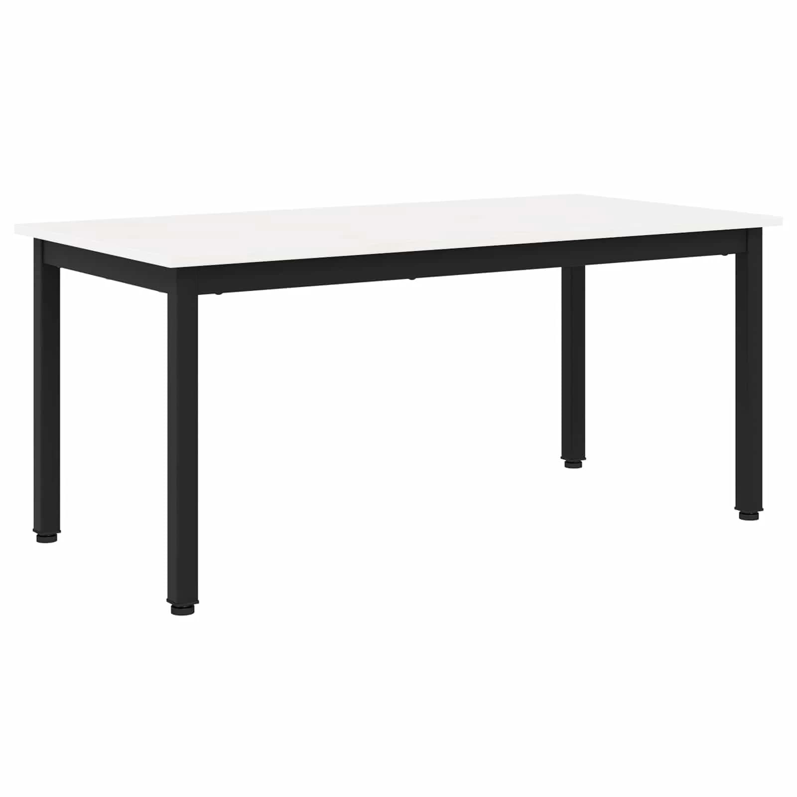 Klubska miza Bela 100 x 50 x 45 cm Masivno borovo les - slika 2