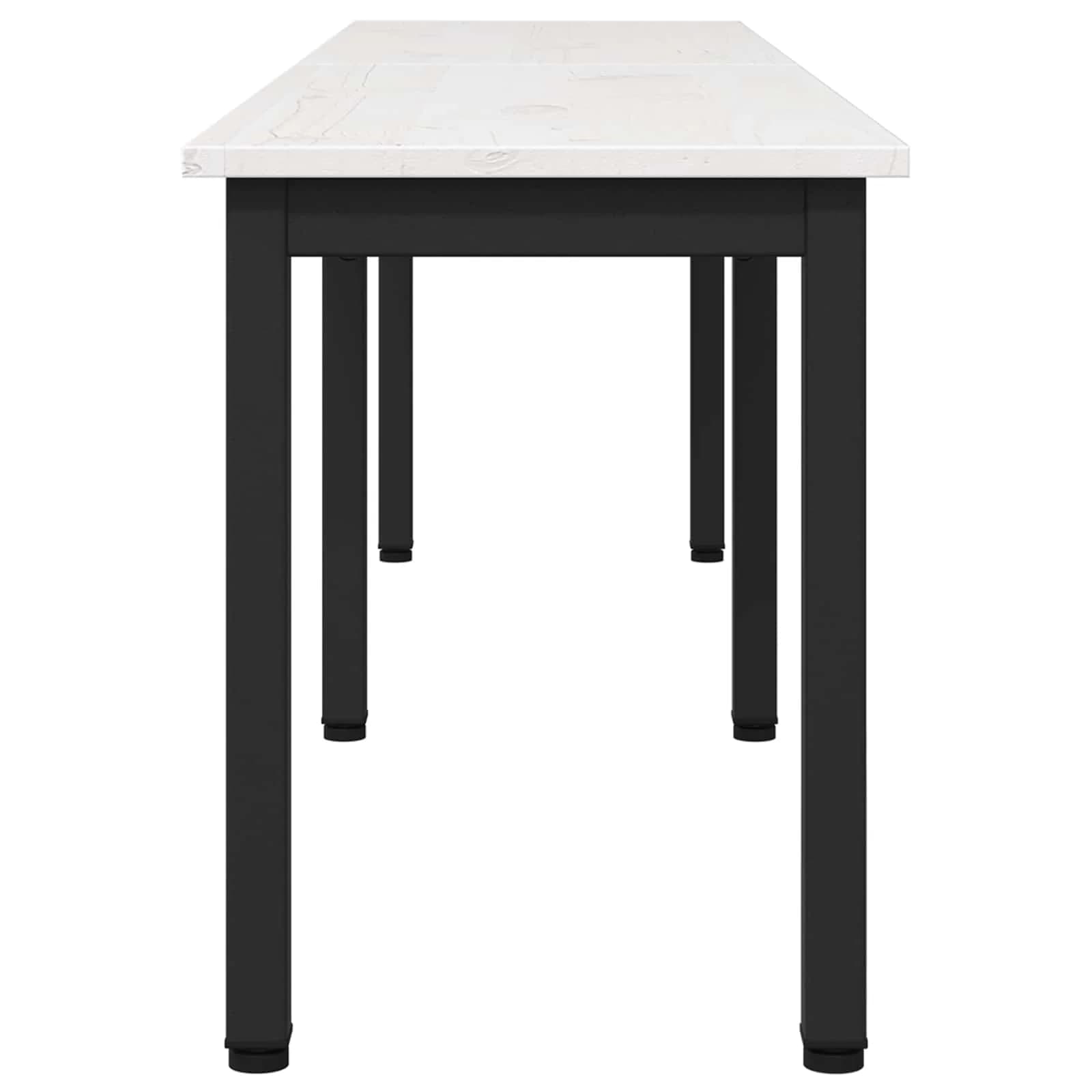 klop Bela 160 x 35 x 45 cm Masivno borovo les - slika 6