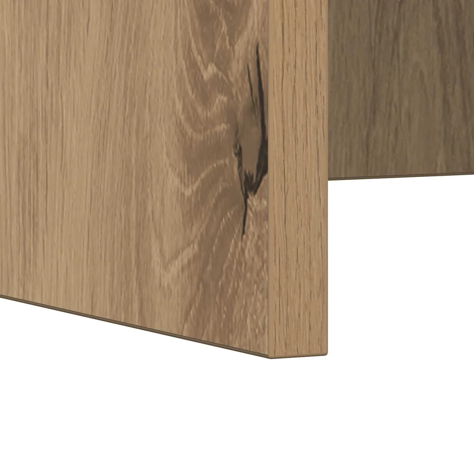 Stenska miza Umetni hrast Inženirski les 80 x 45 x 30 cm - slika 9
