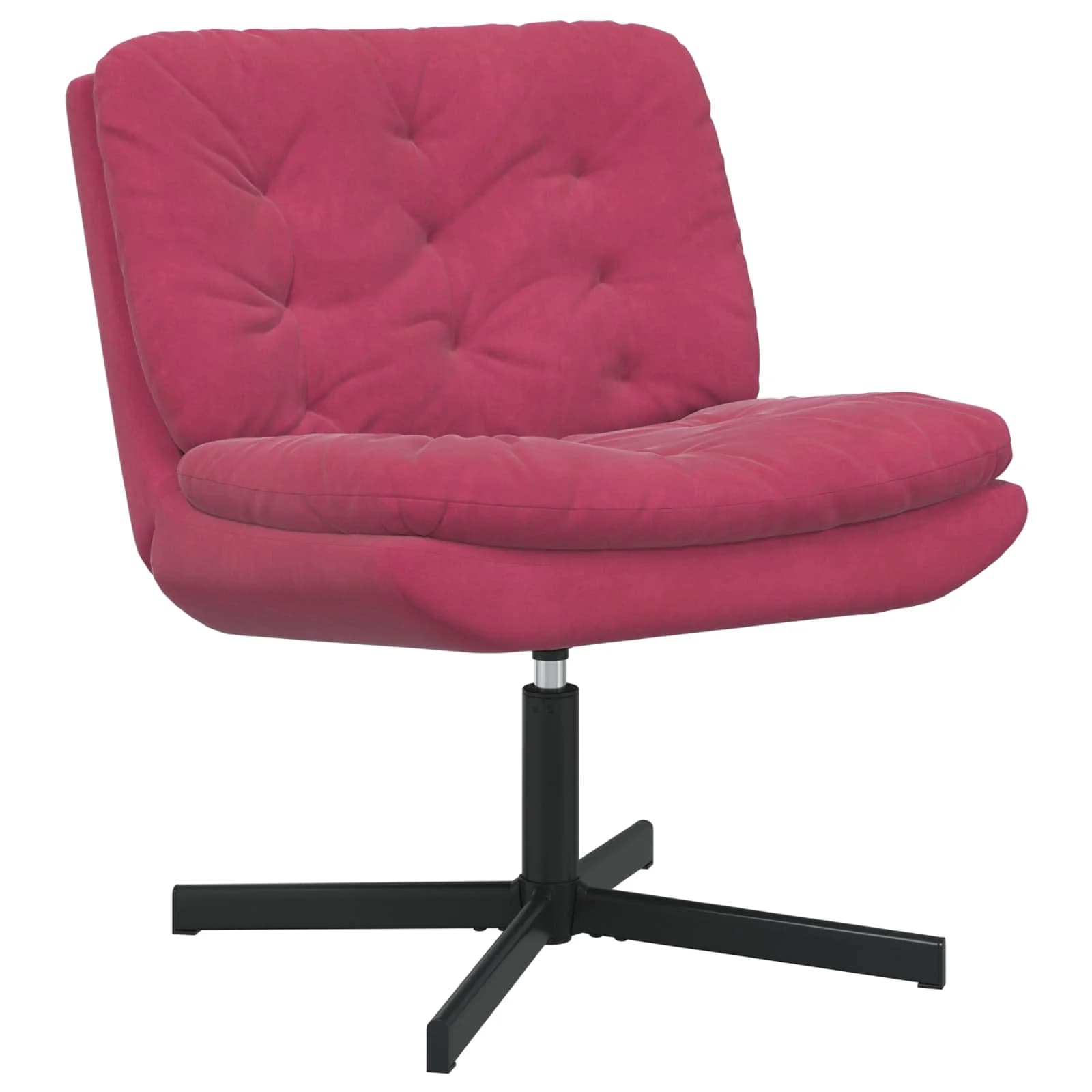 Vrtilna sproščujoča stol Vinorodna rdeča 63 x 75 x 76 cm Žamet