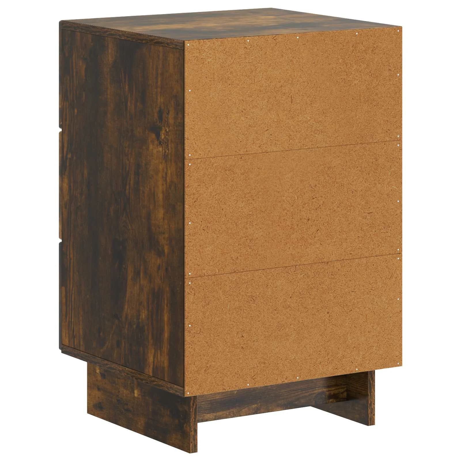 Nočna omarica Dimljen hrast 43 x 41 x 66,5 cm Inženirski les - slika 7