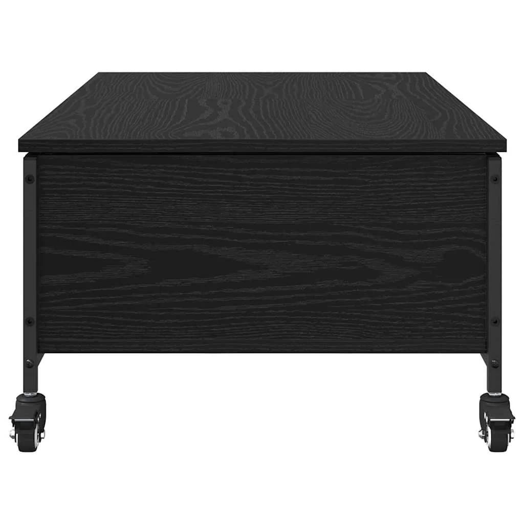 Klubska miza Črna Orehovina 91 x 55 x 32 cm Inženirski les - slika 7