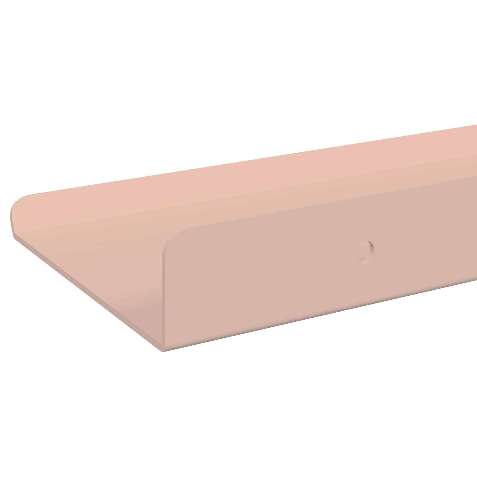 Ležeča polica Montaža za steno 4 kos Roza 60 x 8,5 x 2,5 cm - slika 7