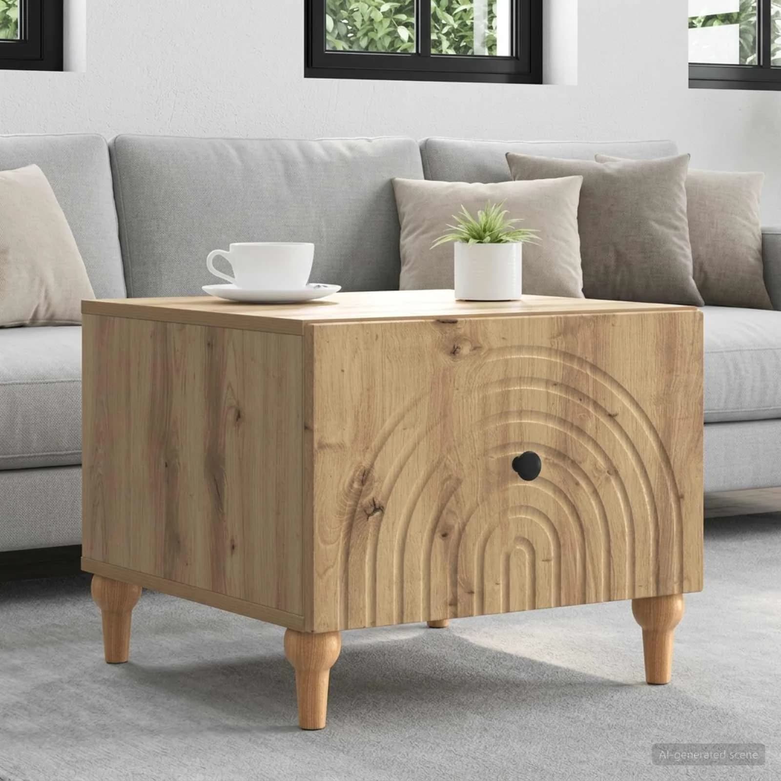 Klubska miza Artisan hrast 49 x 50 x 40 cm Inženirski les