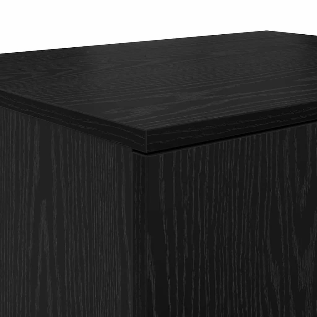 Omarica za shranjevanje 2 kos Črna Orehovina 103 x 41 x 40 cm - slika 10