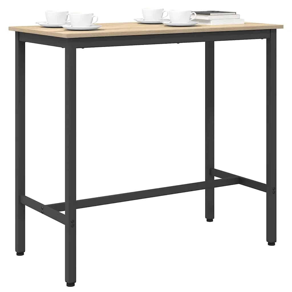 miza Sonoma hrast 100 x 50 x 90,5 cm Inženirski les in jeklo - slika 3