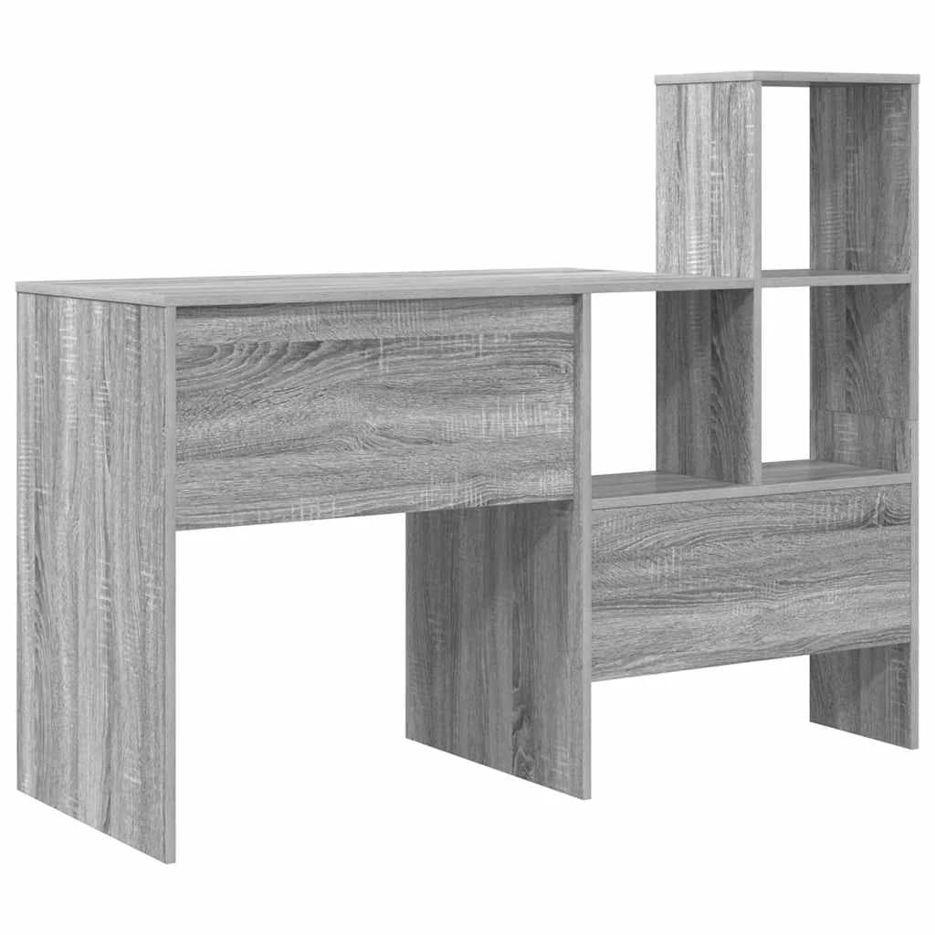 Miza Siva Sonoma Inženirski les 131,5 x 50 x 106,5 cm - slika 7